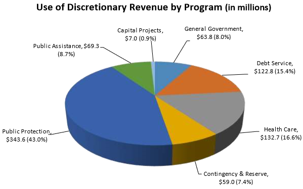 Discretionary Revenue -- By Program